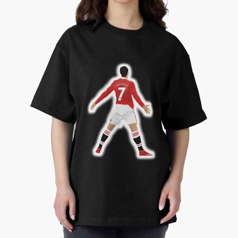 Art Cristiano Ronaldo Oversized T-Shirt Relive the Noise and Pride of FIFA World Cup 2026 Driven by Messi, CR7 and Mbappe, Germany Energy, Classic Soccer Heritage, Championship Pressure, Fan Loyalty and International Pride; Great for Supporters Who