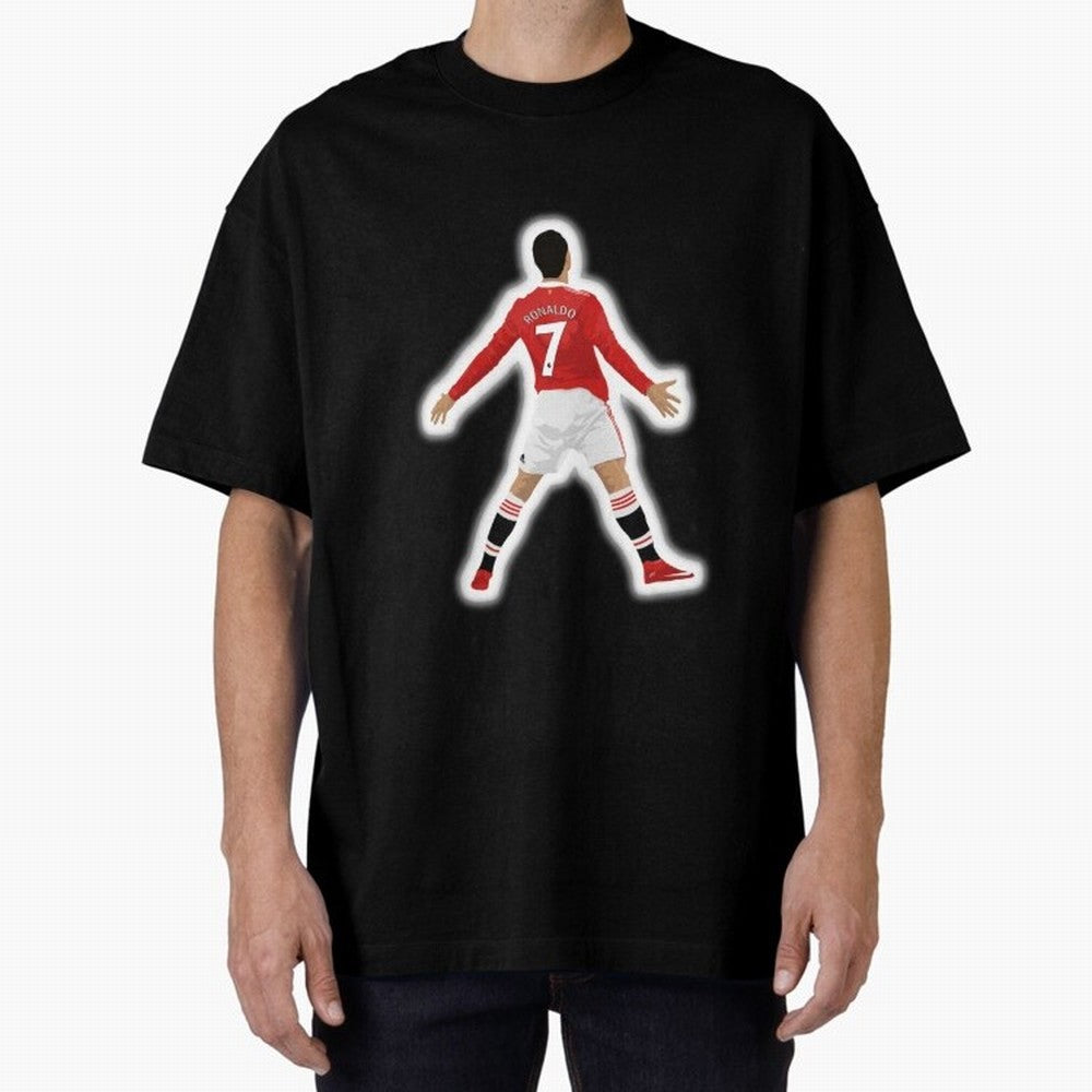 Art Cristiano Ronaldo Oversized T-Shirt Relive the Noise and Pride of FIFA World Cup 2026 Driven by Messi, CR7 and Mbappe, Germany Energy, Classic Soccer Heritage, Championship Pressure, Fan Loyalty and International Pride; Great for Supporters Who