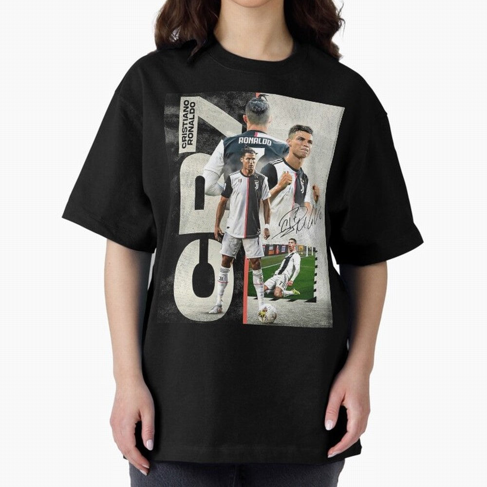 Cristiano Ronaldo Goals Oversized T-Shirt Celebrate Classic Football Spirit in Match Day Hype around FIFA World Cup 2026, CR7, Argentina and Brazil, Football History, Final Match Energy, Crowd Noise and Once in a Lifetime Moments; Created for Match