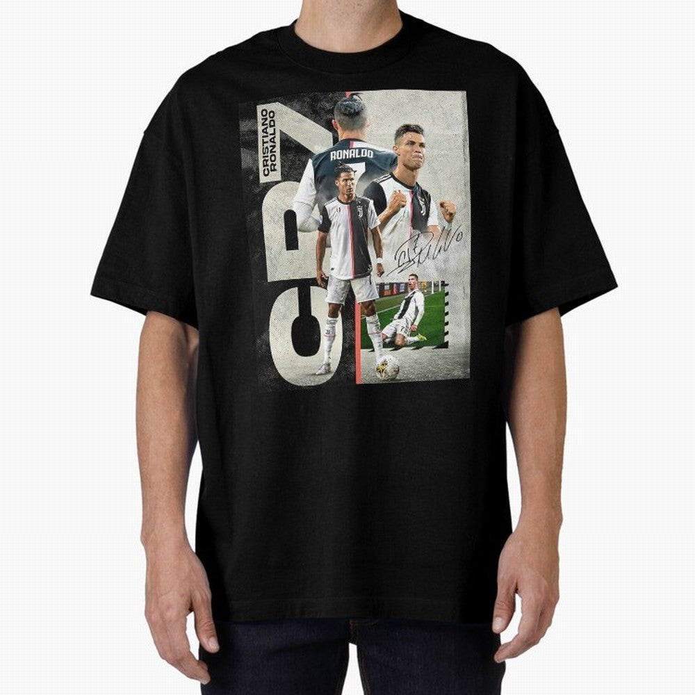 Cristiano Ronaldo Goals Oversized T-Shirt Celebrate Classic Football Spirit in Match Day Hype around FIFA World Cup 2026, CR7, Argentina and Brazil, Football History, Final Match Energy, Crowd Noise and Once in a Lifetime Moments; Created for Match