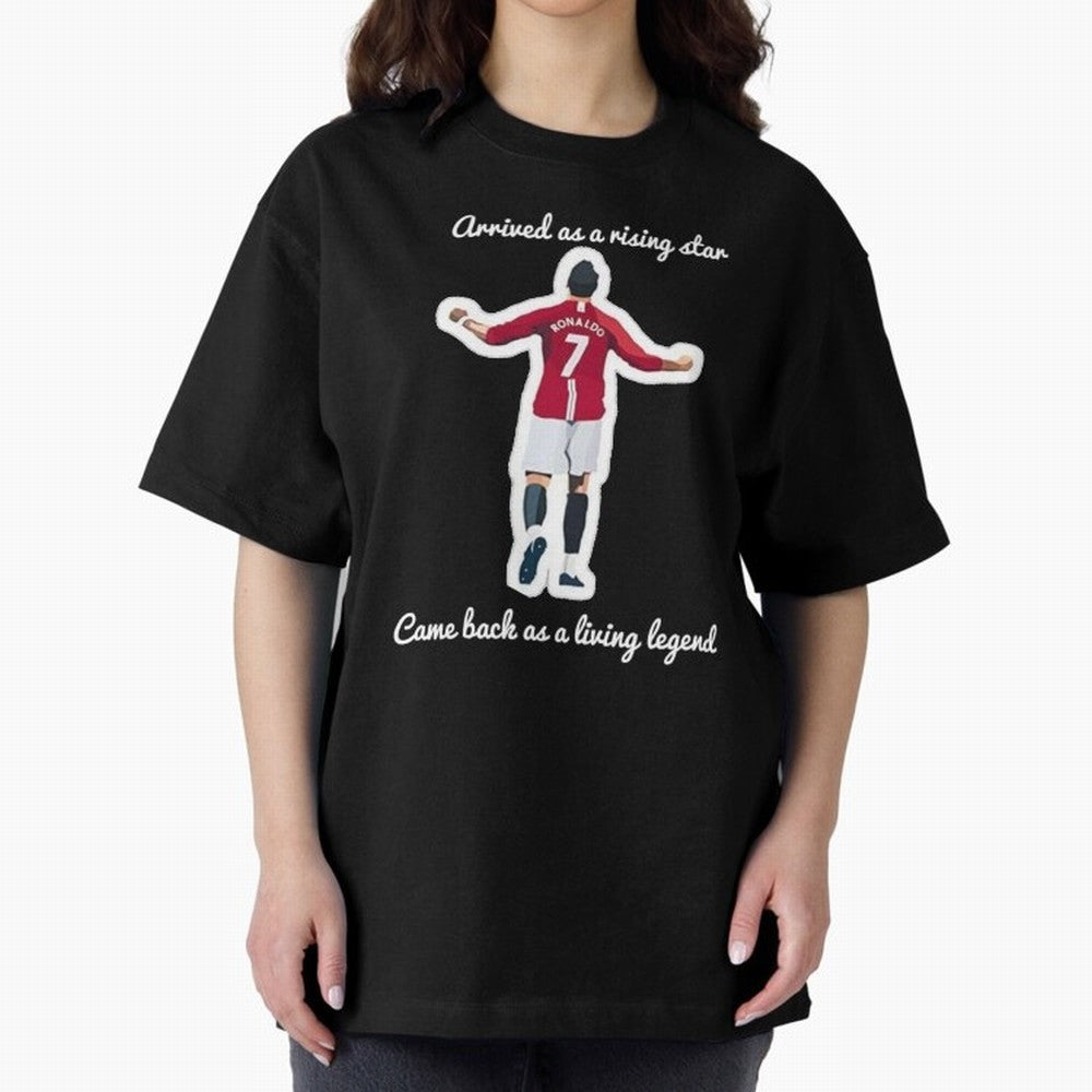 Cristiano Ronaldo Manchester United Siu Siuuu MUFC Oversized T-Shirt Step into FIFA World Cup 2026 Spirit, Built around Brazil, CR7, Classic Soccer Heritage, Championship Pressure, Fan Loyalty and International Pride; Great for Supporters Who Love