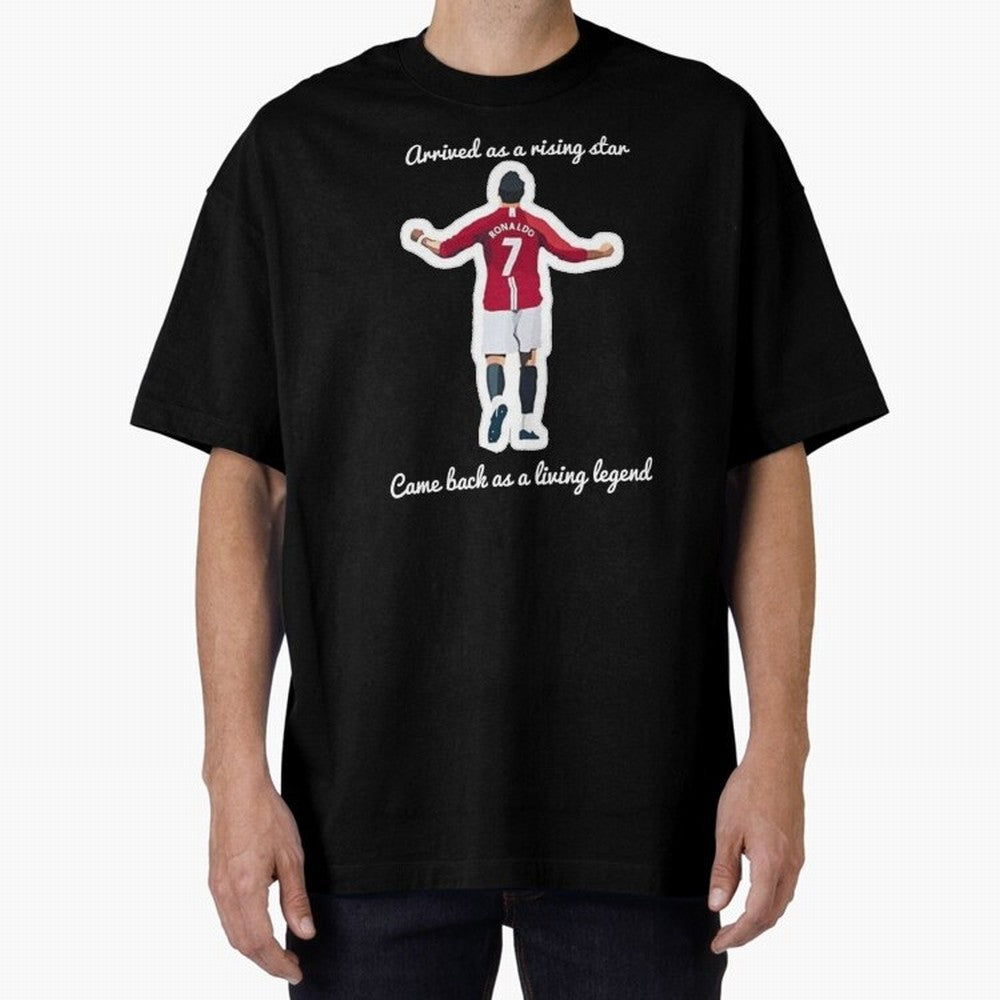 Cristiano Ronaldo Manchester United Siu Siuuu MUFC Oversized T-Shirt Step into FIFA World Cup 2026 Spirit, Built around Brazil, CR7, Classic Soccer Heritage, Championship Pressure, Fan Loyalty and International Pride; Great for Supporters Who Love