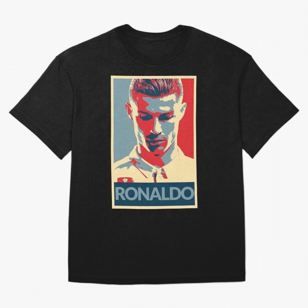 Cristiano Ronaldo Oversized T-Shirt Celebrate the Magic of FIFA World Cup 2026 USA Canada Mexico with Mbappe and Neymar, Portugal, Spain and Germany Energy, Championship Spirit, Famous Goals, Roaring Crowds and International Football Unity; Ideal