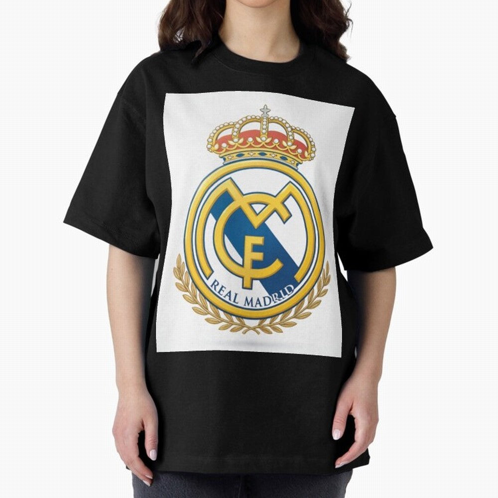 Real Futbol Bernab¨¦u Oversized T-Shirt Represent the Passion of FIFA World Cup 2026 Group Stage for Fans of Messi, CR7 and Mbappe and England, France and Netherlands, Bringing Champion Mindset, Group Stage Buzz, Knockout Tension and Passionate Fan