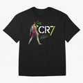 Cr7 Cristiano Ronaldo Signature Oversized T-Shirt Celebrate the Road through FIFA World Cup 2026 Group Stage Spirit, Inspired by Spain and Netherlands, Haaland and Mbappe, Sports Nostalgia, International Competition, Famous Players and