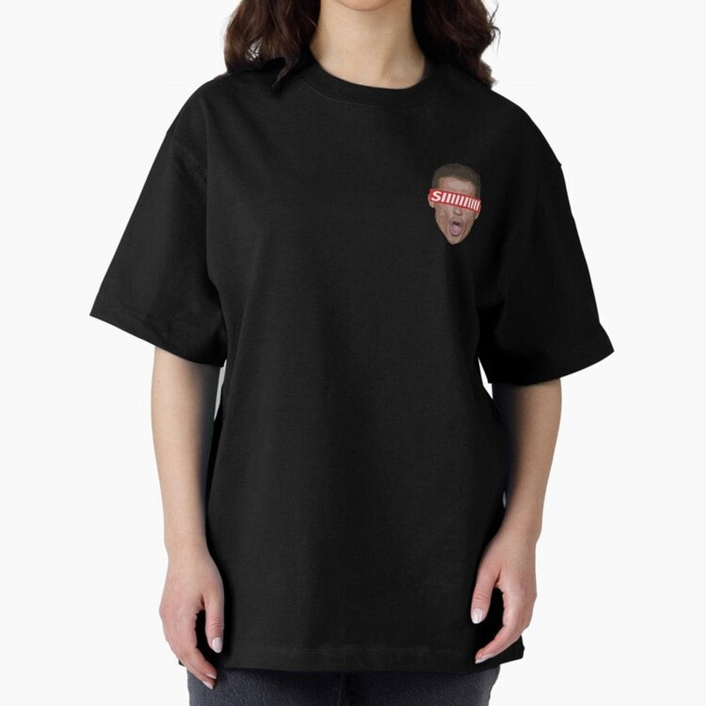 SIIII - Cristiano Ronaldo - Floating Head Oversized T-Shirt Celebrate Football Heritage in FIFA World Cup 2026 for Fans of Messi, Neymar and Mbappe and Portugal, Spain and Germany, Bringing Stadium Chants, National Pride, Trophy Dreams and