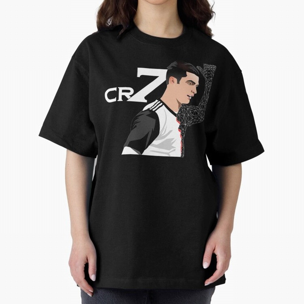 Cristiano Ronaldo 7 Cristiano Ronaldo Cristiano Oversized T-Shirt Enjoy the Biggest Football Party of FIFA World Cup 2026 Group Stage Featuring Messi, Neymar and Mbappe, England, France and Netherlands Energy, Match Day Excitement, Supporter
