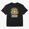 Portugal 2026 World Football Oversized T-Shirt Follow Every Goal of the FIFA World Cup 2026 Group Stage Journey through CR7 and Messi Highlights, Brazil, Portugal and Argentina Pride, Classic Soccer Heritage, Championship Pressure, Fan Loyalty and