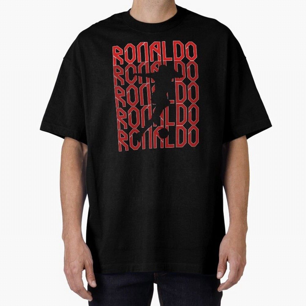 Cristiano Ronaldo Oversized T-Shirt Showcase the FIFA World Cup 2026 Group Stage Journey through Neymar, Haaland and Cristiano Ronaldo Highlights, Spain and Netherlands Pride, Champion Mindset, Group Stage Buzz, Knockout Tension and Passionate Fan