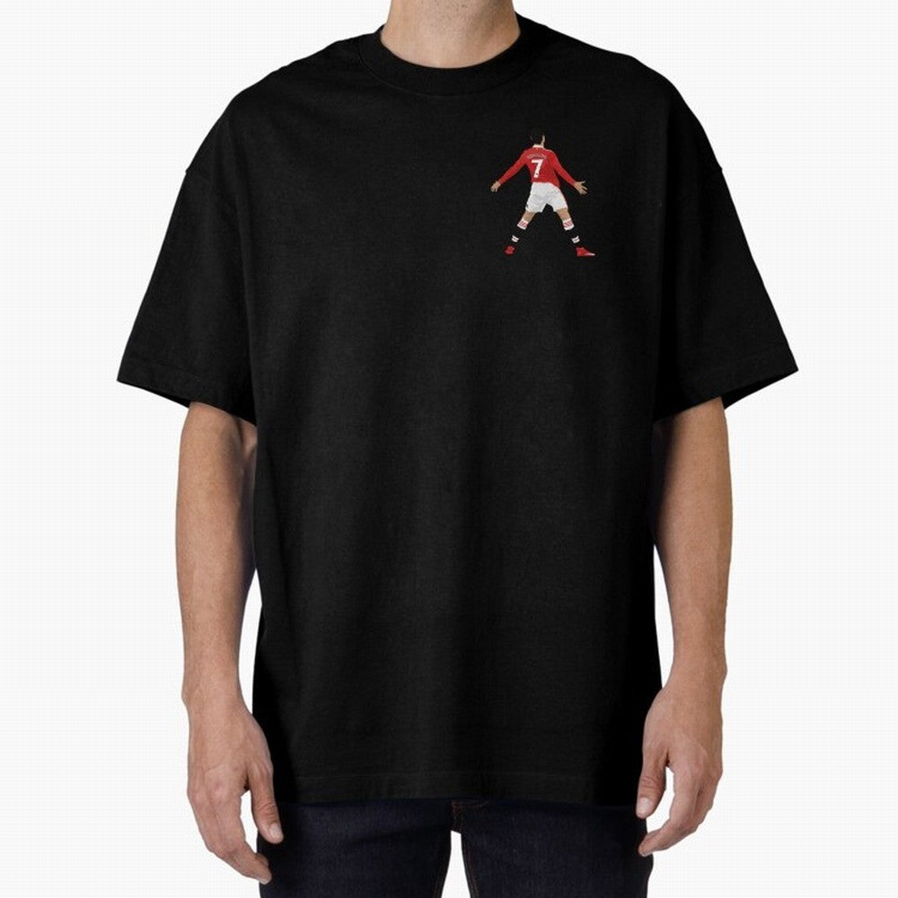 Ronaldo CR7 - Manchester Unided Oversized T-Shirt Bring Home Match Day Hype around FIFA World Cup 2026 Group Stage, Mbappe and Neymar, Brazil, Portugal and Argentina, Stadium Memories, Football Loyalty, International Chants and Championship