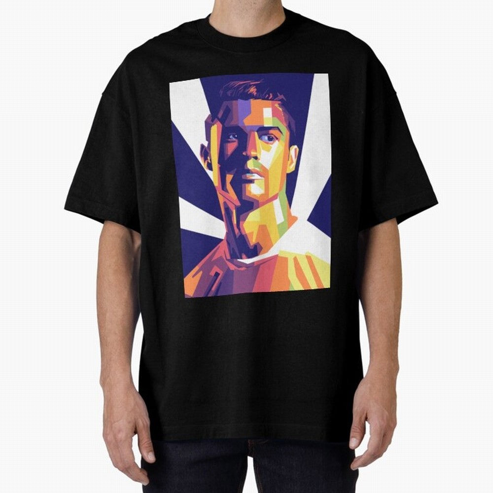 Cristiano Ronaldo cristiano ronaldo Oversized T-Shirt Celebrate National Team Dreams in Match Day Hype around FIFA World Cup 2026, Messi and Cristiano Ronaldo, Portugal, Supporter Pride, Iconic Celebrations, Legendary Names and Global Match Day