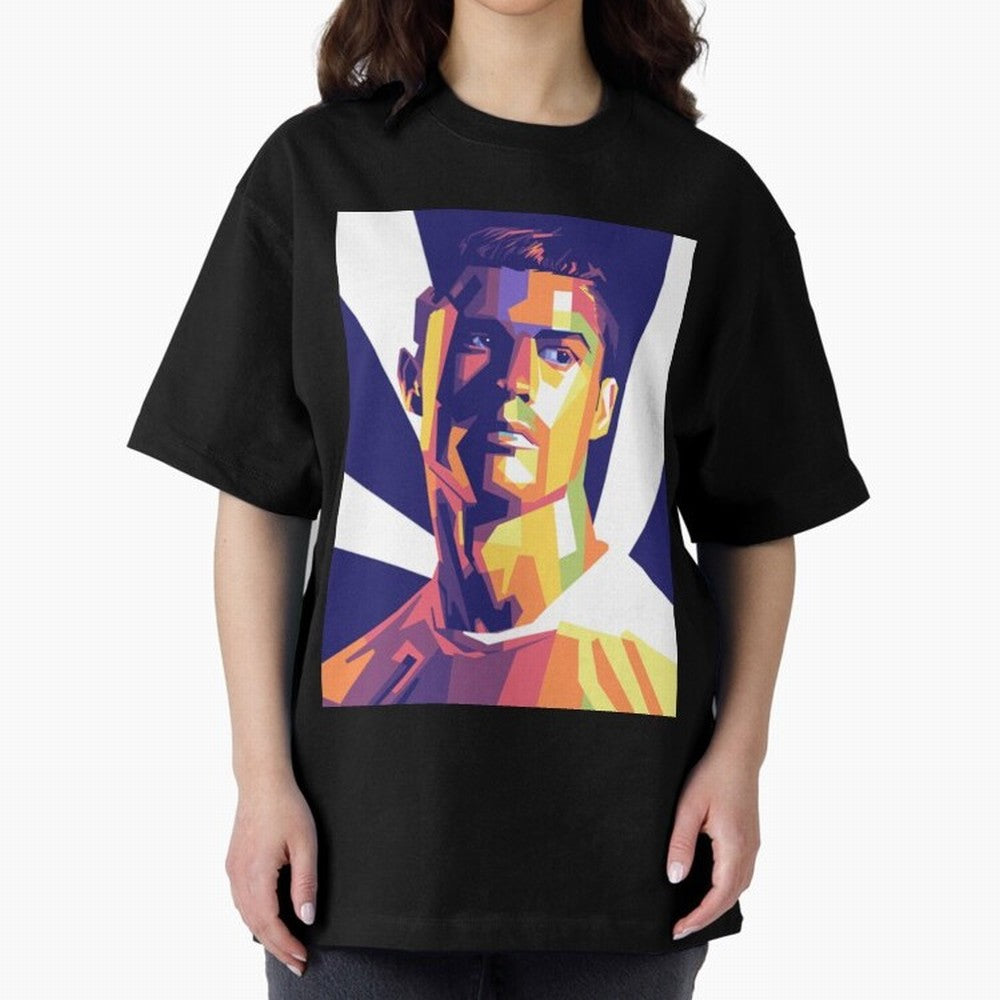 Cristiano Ronaldo cristiano ronaldo Oversized T-Shirt Celebrate National Team Dreams in Match Day Hype around FIFA World Cup 2026, Messi and Cristiano Ronaldo, Portugal, Supporter Pride, Iconic Celebrations, Legendary Names and Global Match Day