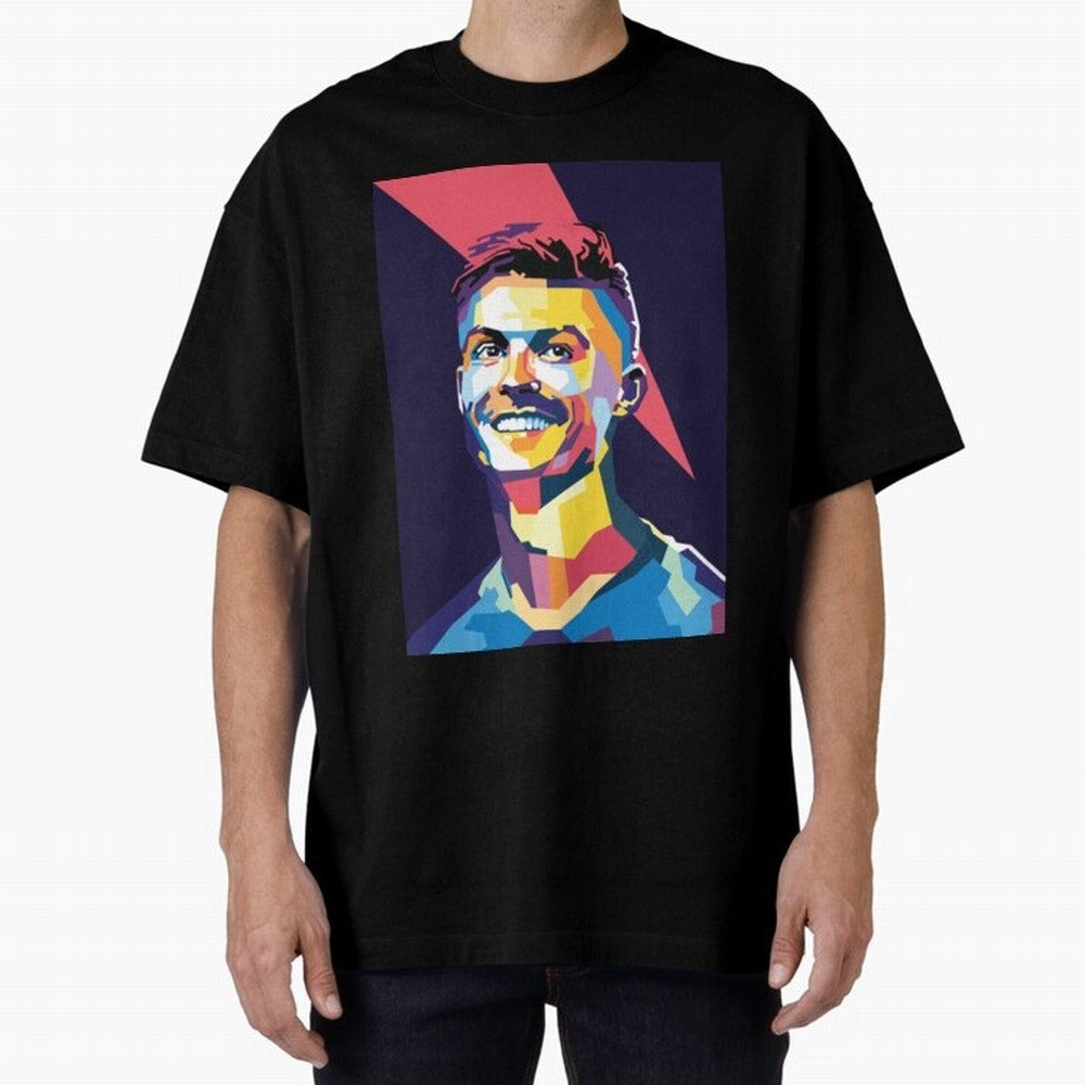 Cristiano Ronaldo Cristiano Ronaldo Oversized T-Shirt Bring Bold Fan Energy to FIFA World Cup 2026 Capturing CR7, Netherlands Energy, Football History, Final Match Energy, Crowd Noise and Once in a Lifetime Moments; Ideal for Passionate Fans Who