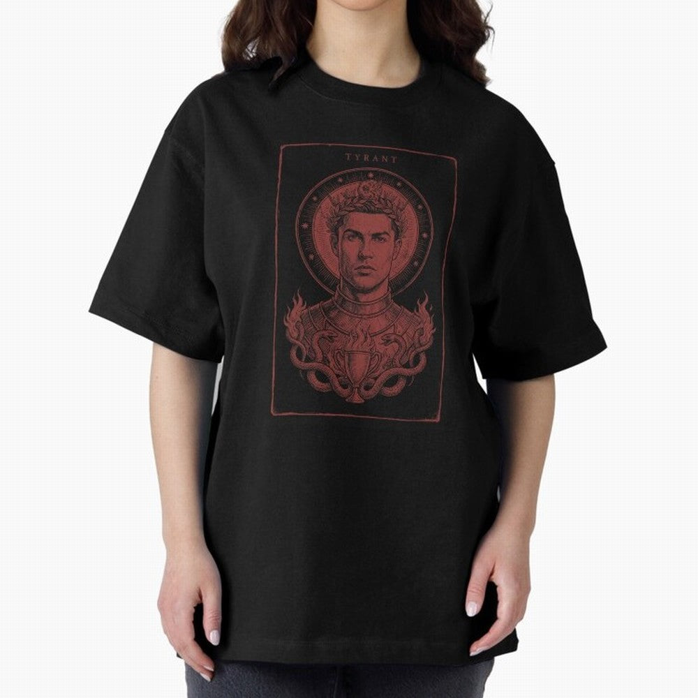 Ronaldo ¡ª The Relentless Ascendant Oversized T-Shirt Show Your Love for FIFA World Cup 2026 Built around Mbappe and Neymar, France and Portugal Energy, Football History, Final Match Energy, Crowd Noise and Once in a Lifetime Moments; Perfect for