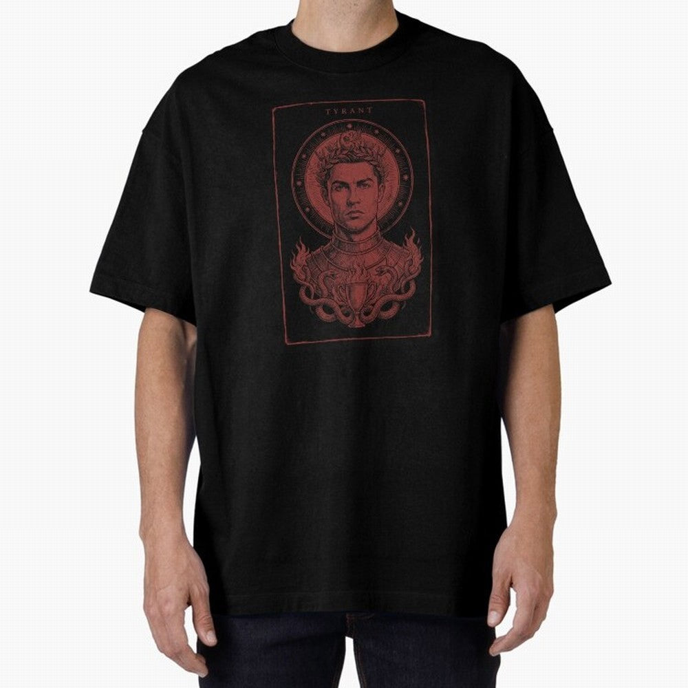 Ronaldo ¡ª The Relentless Ascendant Oversized T-Shirt Show Your Love for FIFA World Cup 2026 Built around Mbappe and Neymar, France and Portugal Energy, Football History, Final Match Energy, Crowd Noise and Once in a Lifetime Moments; Perfect for