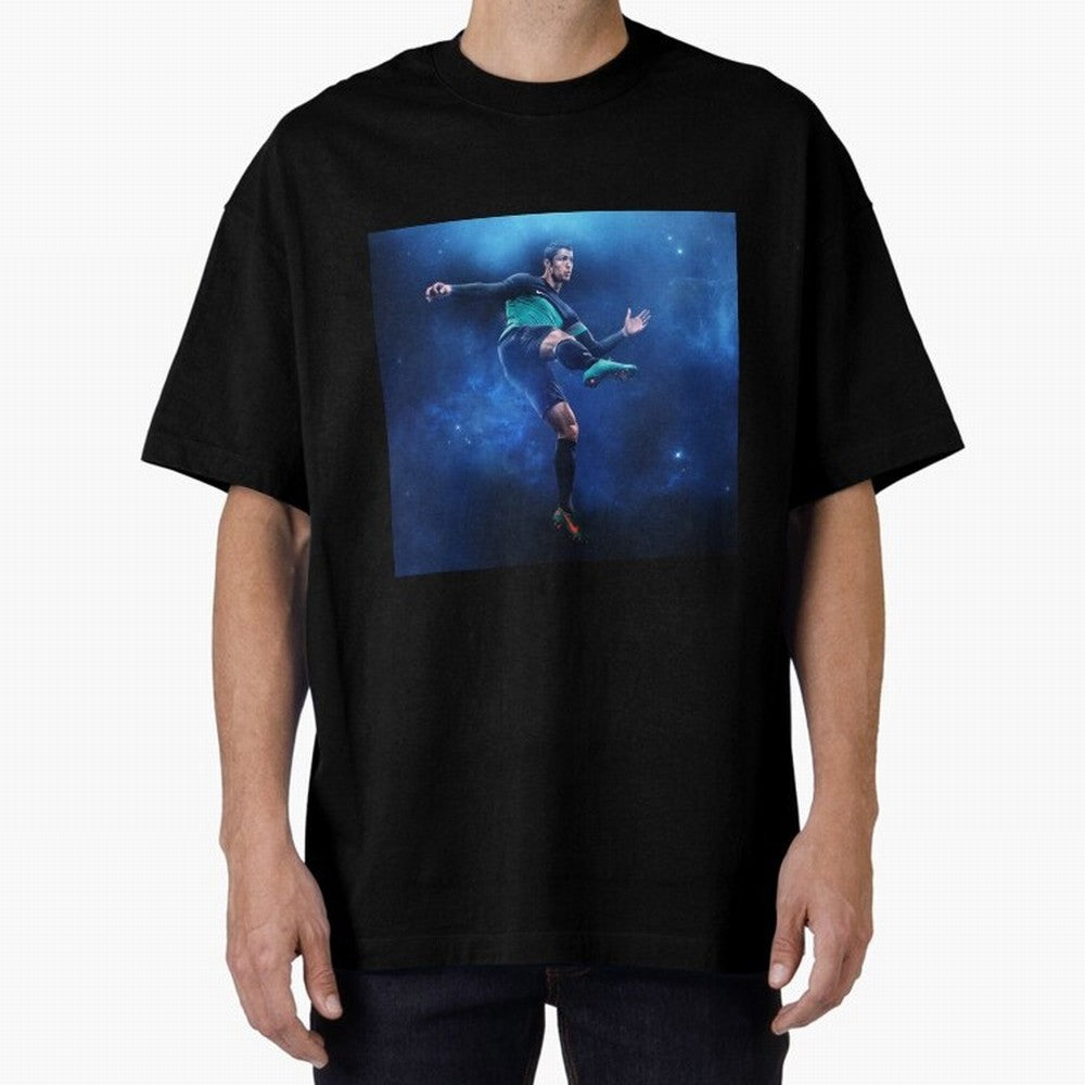 cristiano ronaldo #005 Oversized T-Shirt Relive the Noise and Pride of Global Football Passion for FIFA World Cup 2026, Filled with Neymar, Haaland and Cristiano Ronaldo, Brazil, Portugal and Argentina, Goal Celebration Energy, Supporter Heritage,