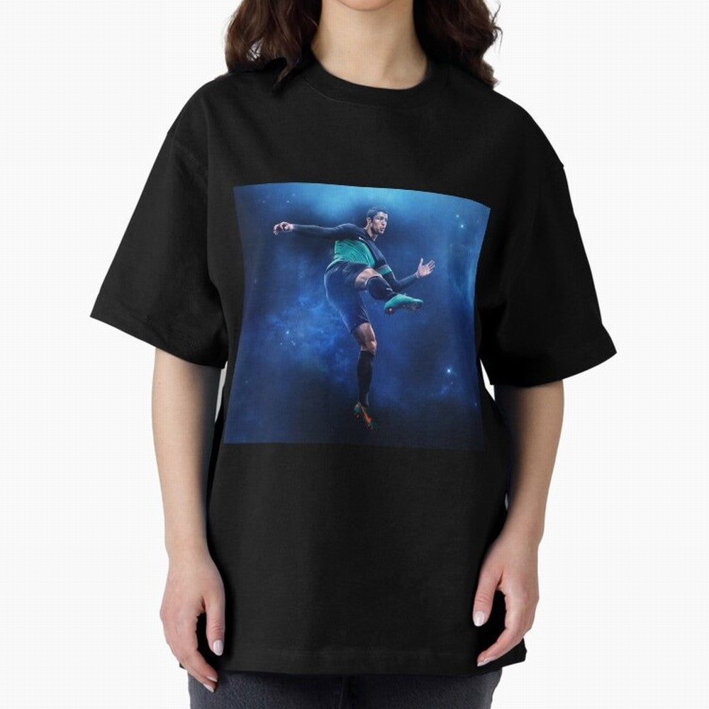 cristiano ronaldo #005 Oversized T-Shirt Relive the Noise and Pride of Global Football Passion for FIFA World Cup 2026, Filled with Neymar, Haaland and Cristiano Ronaldo, Brazil, Portugal and Argentina, Goal Celebration Energy, Supporter Heritage,