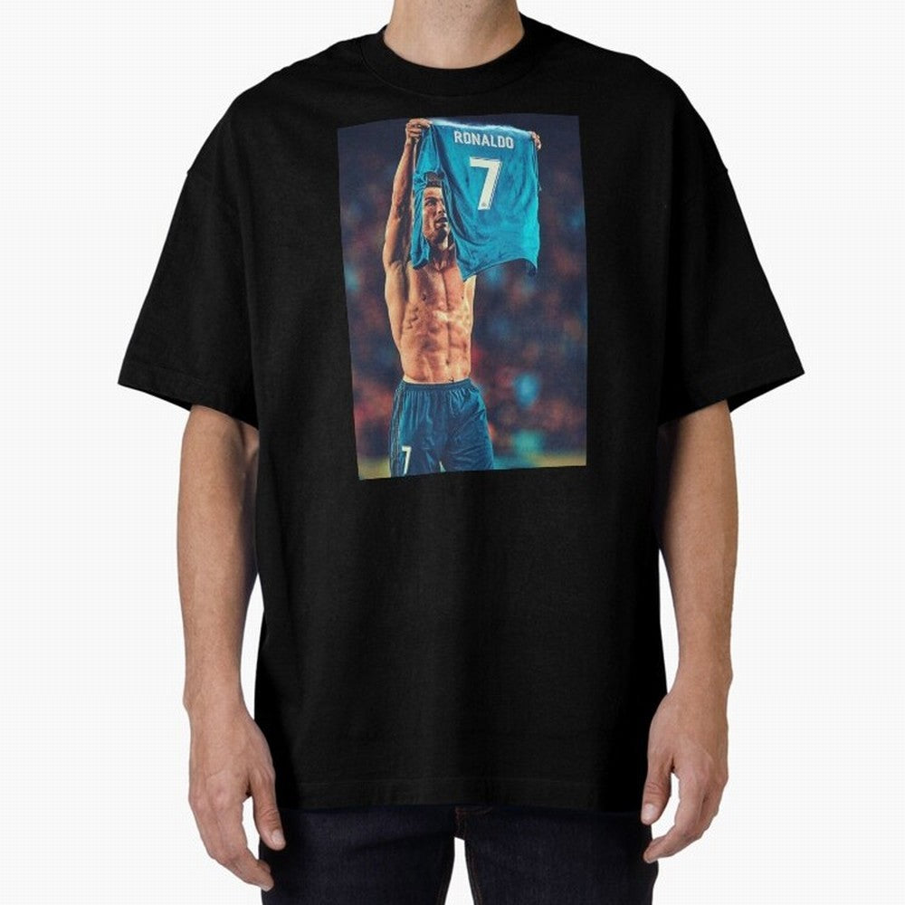 Cristiano Ronaldo Siu Goat,Ronaldo Gifts, Ronaldo Best Selling , Ronaldo Top Items Oversized T-Shirt Bring Champion Energy into Match Day Hype around FIFA World Cup 2026, Messi and Cristiano Ronaldo, France, Fan Favorite Moments, National Team