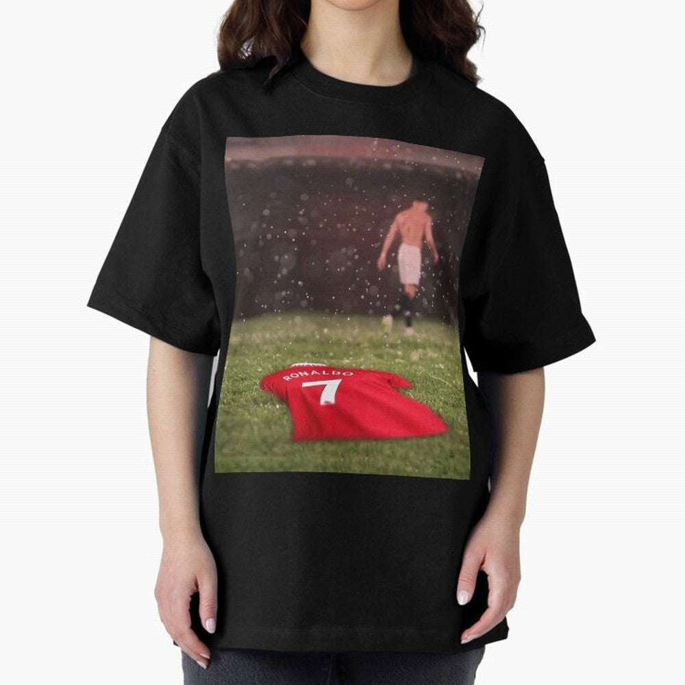 Cristiano Ronaldo Oversized T-Shirt Celebrate Rivalries and Pride in Global Football Passion for FIFA World Cup 2026 USA Canada Mexico, with Neymar, England, France and Netherlands, Football Festival Excitement, Trophy Ambitions, Country Rivalries