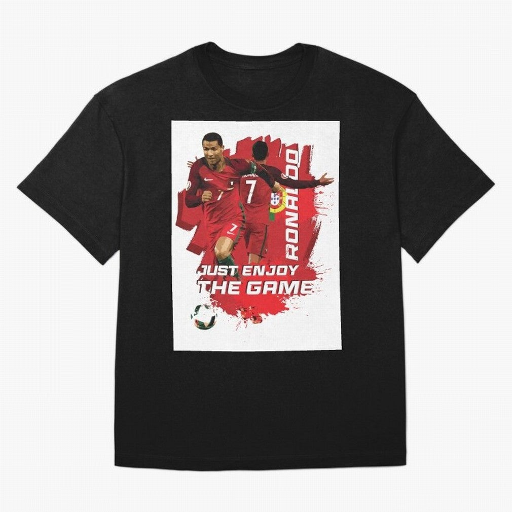 Cristiano Ronaldo Oversized T-Shirt Bring Supporter Culture to FIFA World Cup 2026 for Fans of Messi, CR7 and Mbappe and England, France and Netherlands, Bringing Vintage Soccer Flavor, Modern Football Stars, National Flags and Final Night Emotion;