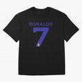 Ronaldo 7 Al-Nassr Football Club - Oversized T-Shirt Wear the Spirit of FIFA World Cup 2026 Capturing Neymar, Haaland and Cristiano Ronaldo, Portugal, Spain and Germany Energy, Vintage Soccer Flavor, Modern Football Stars, National Flags and Final