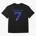 Ronaldo 7 Al-Nassr Football Club - Oversized T-Shirt Showcase FIFA World Cup 2026 USA Canada Mexico Spirit, Connected to England, Mbappe and Neymar, Stadium Memories, Football Loyalty, International Chants and Championship Tradition; Ideal for Fans