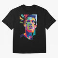 CR7 Sketch Oversized T-Shirt Celebrate Match Day Hype around FIFA World Cup 2026 Group Stage, Mbappe and Neymar, Portugal, Stadium Chants, National Pride, Trophy Dreams and Unforgettable Football Memories; Ideal for Passionate Fans Who Love