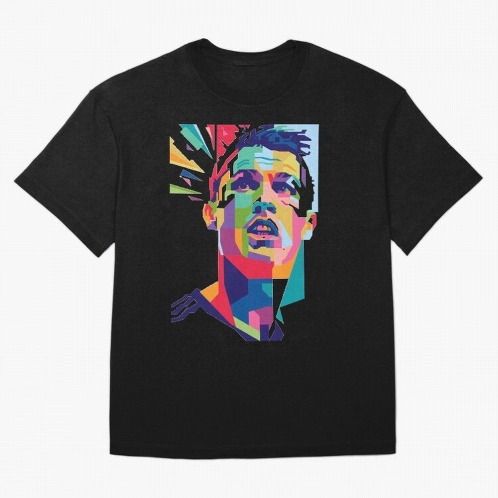 CR7 Sketch Oversized T-Shirt Celebrate Match Day Hype around FIFA World Cup 2026 Group Stage, Mbappe and Neymar, Portugal, Stadium Chants, National Pride, Trophy Dreams and Unforgettable Football Memories; Ideal for Passionate Fans Who Love