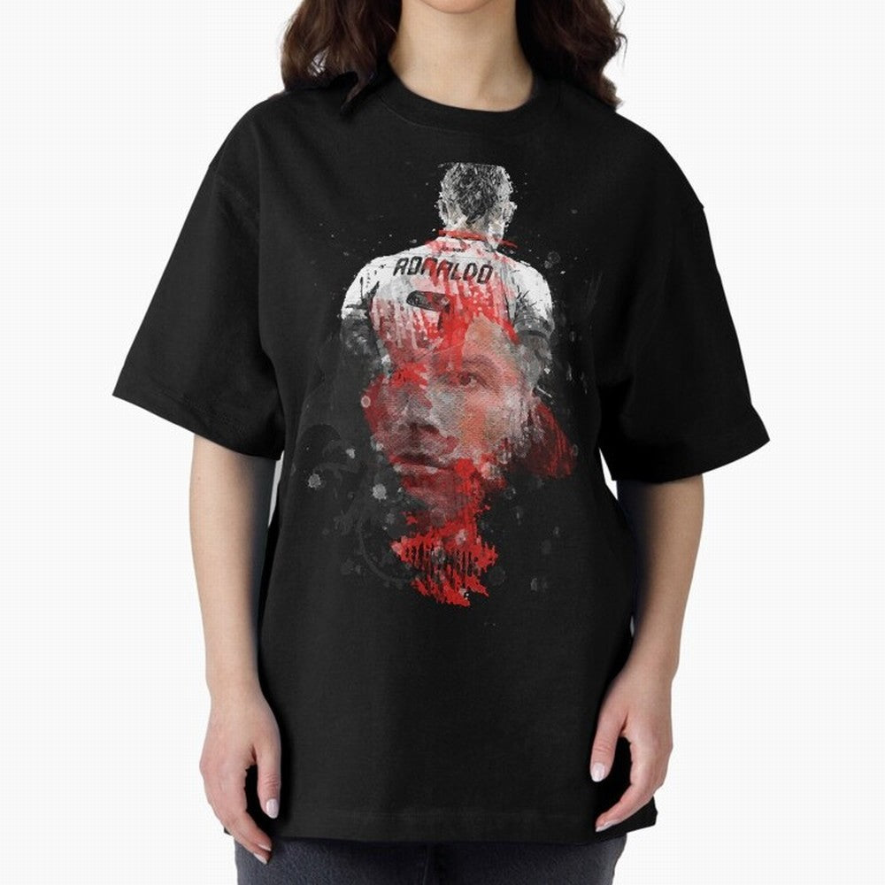 cristiano ronaldo Oversized T-Shirt Follow the Final Road of FIFA World Cup 2026 Filled with CR7, Spain Energy, Fan Favorite Moments, National Team Passion, Big Match Drama and Soccer History; Perfect for Supporters Who Want Bold Football Energy,