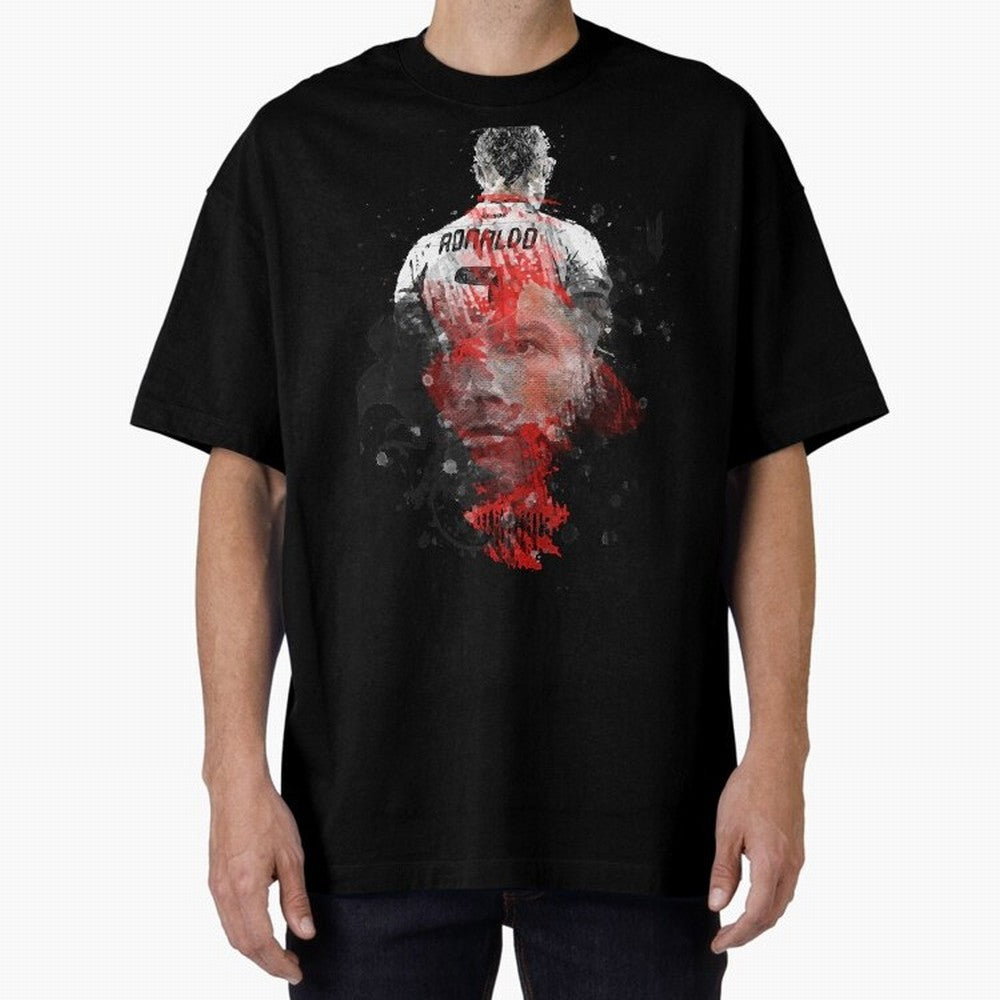 cristiano ronaldo Oversized T-Shirt Follow the Final Road of FIFA World Cup 2026 Filled with CR7, Spain Energy, Fan Favorite Moments, National Team Passion, Big Match Drama and Soccer History; Perfect for Supporters Who Want Bold Football Energy,