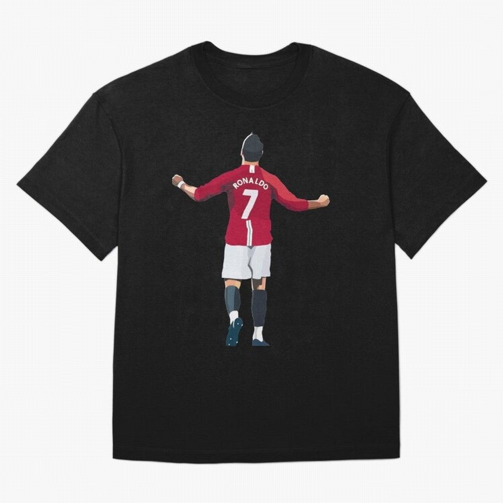 Cristiano Ronaldo Legend Cristiano Ronaldo Oversized T-Shirt Keep the Match Day Mood of FIFA World Cup 2026 Group Stage for Fans of Messi, Neymar and Mbappe and Spain, Bringing Retro Football Energy, Iconic Rivalries, Trophy Chase Drama and Stadium