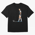 Ronaldo Watercolor Oversized T-Shirt Turn Football Passion into Global Football Passion for FIFA World Cup 2026 USA Canada Mexico, Capturing Haaland, England, Classic Soccer Heritage, Championship Pressure, Fan Loyalty and International Pride;