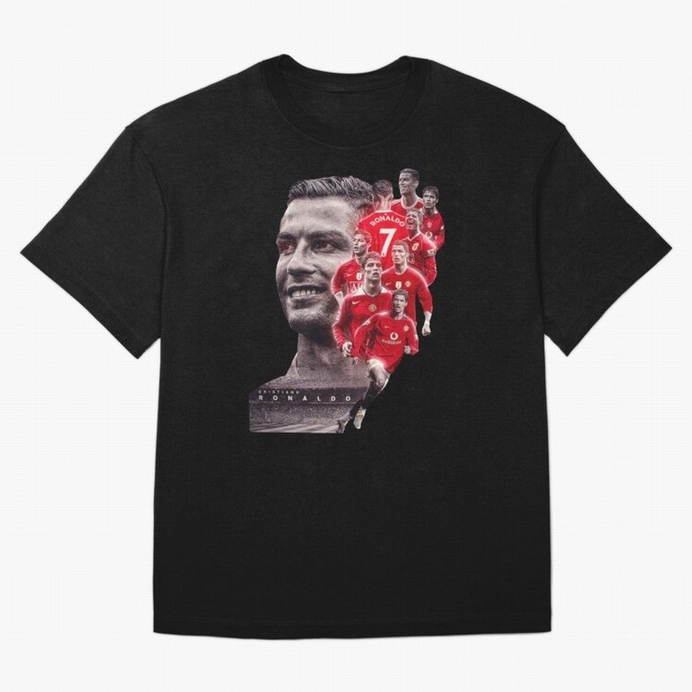 ronaldo Oversized T-Shirt Bring Bold Fan Energy to Match Day Hype around FIFA World Cup 2026 Group Stage, Mbappe, Portugal, Spain and Germany, Vintage Soccer Flavor, Modern Football Stars, National Flags and Final Night Emotion; Great for