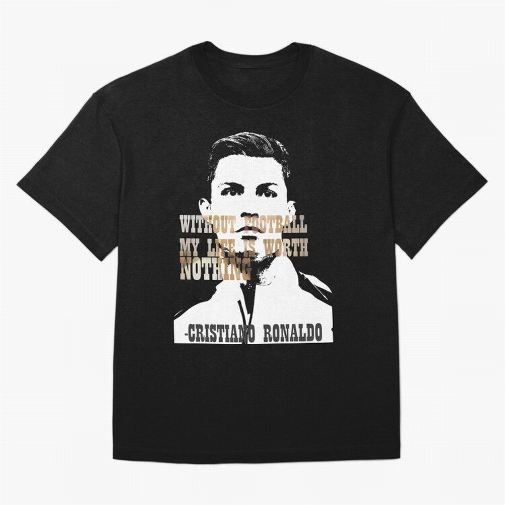 Cristiano Ronaldo cristiano ronaldo quote Oversized T-Shirt Celebrate FIFA World Cup 2026 USA Canada Mexico Driven by Haaland, Germany Energy, Worldwide Fan Energy, Dramatic Goals, Stadium Lights and Championship Celebrations; Great for Supporters