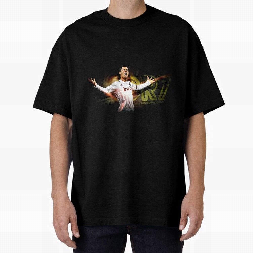 cristiano ronaldo 887 Oversized T-Shirt Spotlight FIFA World Cup 2026 Spirit, Featuring Argentina, France and Brazil, Messi, Worldwide Fan Energy, Dramatic Goals, Stadium Lights and Championship Celebrations; Perfect for People Who Love Argentina,