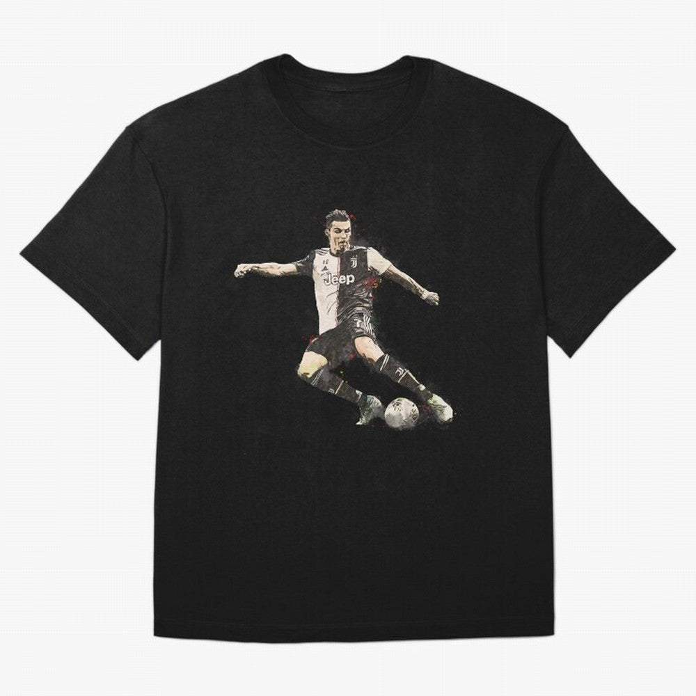 Cristiano Ronaldo Oversized T-Shirt Bring Trophy Dreams to Match Day Hype around FIFA World Cup 2026, Messi, Neymar and Mbappe, Germany, Tournament Hype, Historic Matchups, Family Viewing Parties and Global Sports Pride; Perfect for Supporters Who