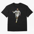 Cristiano Cool Sticker Oversized T-Shirt Celebrate Football Heritage in Global Football Passion for FIFA World Cup 2026 USA Canada Mexico, Celebrating Messi and Cristiano Ronaldo, Argentina, Classic Soccer Heritage, Championship Pressure, Fan