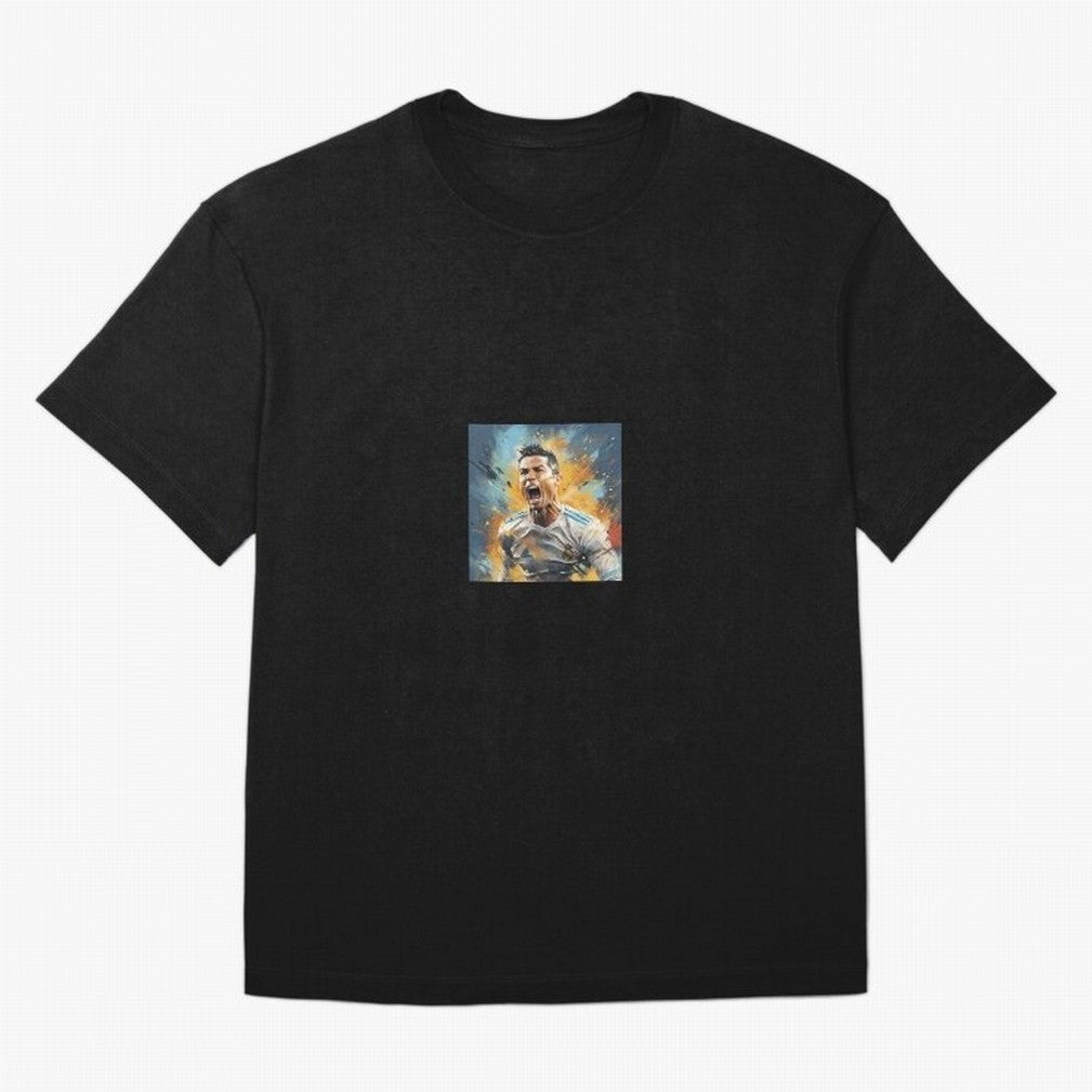 Cristiano Ronaldo Oversized T-Shirt Stand Out with Spirit from FIFA World Cup 2026 Spirit, Capturing Portugal, Spain and Germany, Mbappe, Championship Spirit, Famous Goals, Roaring Crowds and International Football Unity; Built for Supporters