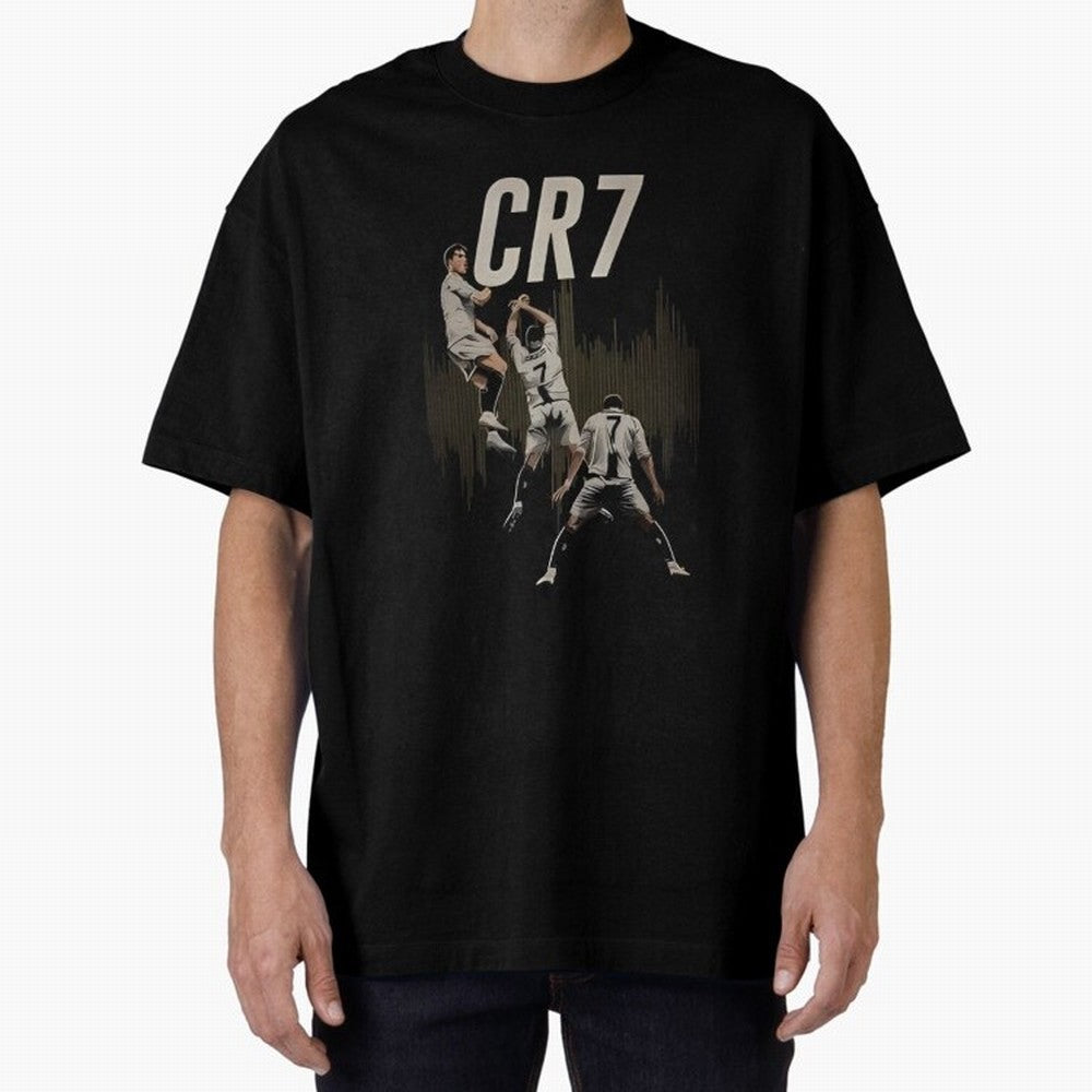 Cr7 Oversized T-Shirt Back Your Heroes with Match Day Hype around FIFA World Cup 2026 USA Canada Mexico, CR7 and Messi, Spain and Netherlands, Football Festival Excitement, Trophy Ambitions, Country Rivalries and Star Player Buzz; Made for