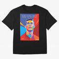 Cristiano Ronaldo Oversized T-Shirt Capture FIFA World Cup 2026 Celebrating Neymar, Haaland and Cristiano Ronaldo, France and Portugal Energy, Match Day Excitement, Supporter Culture, Golden Goals and Global Football Passion; Perfect for People Who