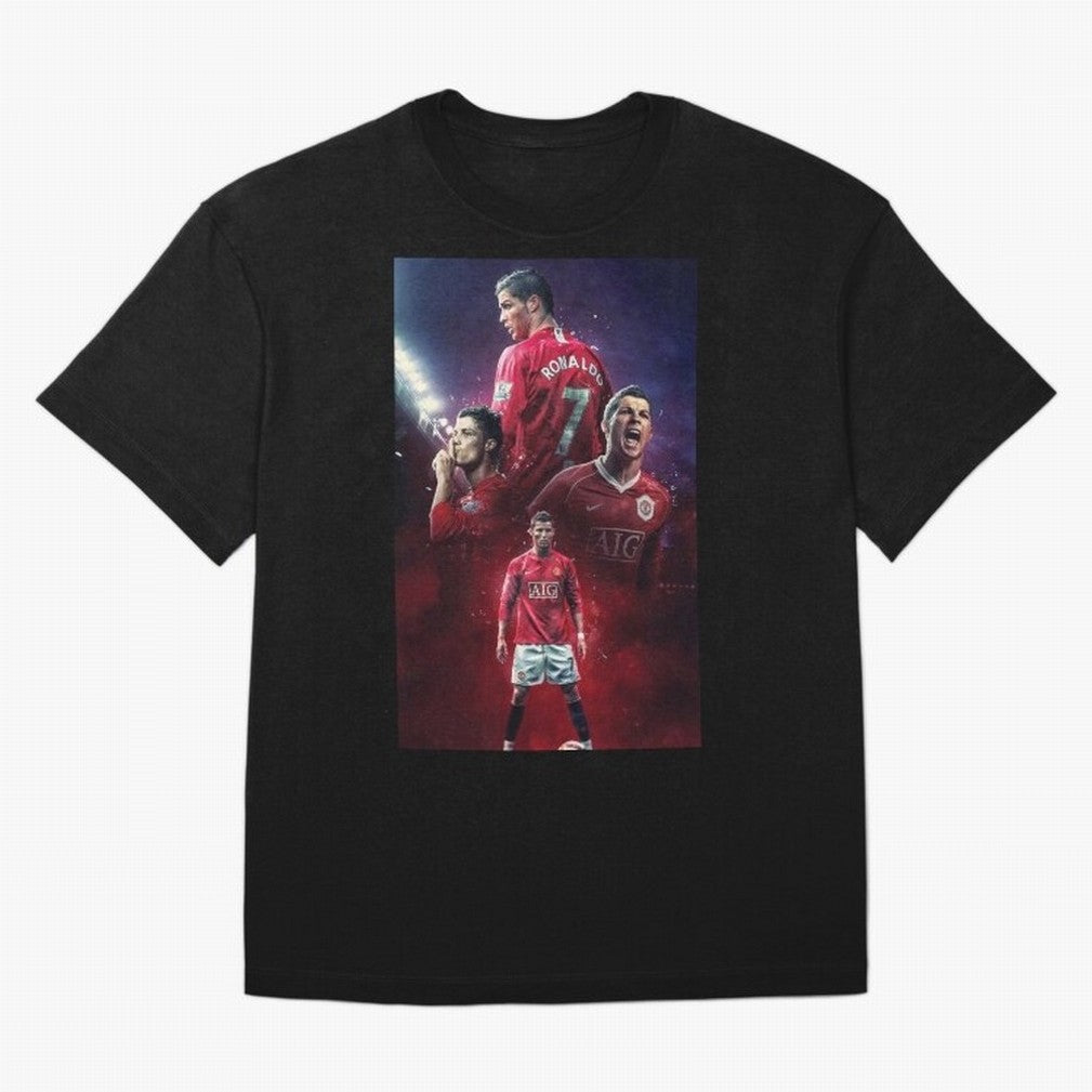 Cristiano Ronaldo dos Santos Aveiro Art Oversized T-Shirt Represent FIFA World Cup 2026 USA Canada Mexico Driven by Mbappe and Neymar, Spain Energy, Game Day Rituals, Football Legends, Country Pride and the Road to the Final; Ideal for Fans Who