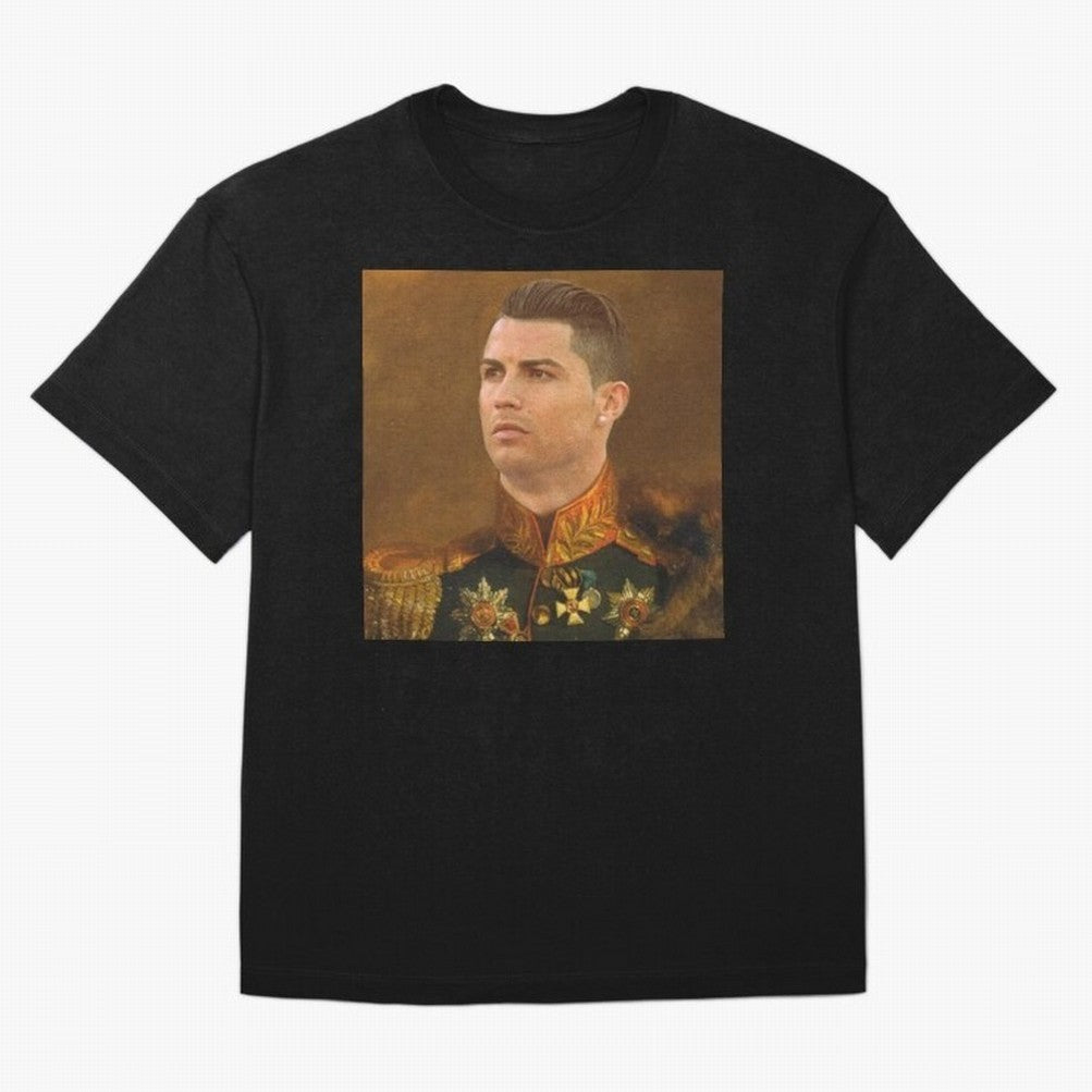 cristiano ronaldo - replaceface Oversized T-Shirt Celebrate Soccer Greatness during FIFA World Cup 2026 for Fans of Haaland and Netherlands, Bringing Football Festival Excitement, Trophy Ambitions, Country Rivalries and Star Player Buzz; Great for
