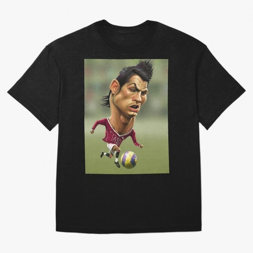 CR7 Cristiano Oversized T-Shirt Keep the Match Day Mood of FIFA World Cup 2026 Spirit, Filled with Portugal, Neymar, Haaland and Cristiano Ronaldo, Classic Soccer Heritage, Championship Pressure, Fan Loyalty and International Pride; Ideal for