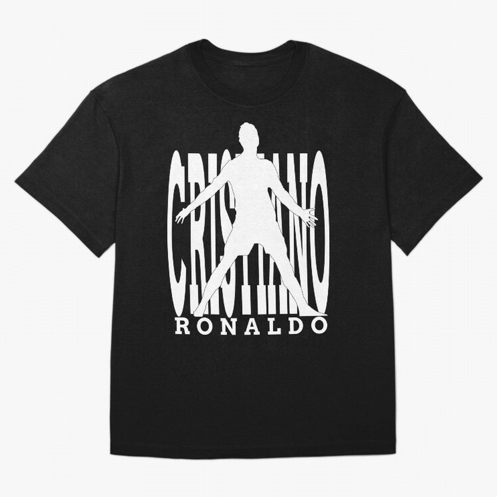 Cristiano Ronaldo - The Legend! Oversized T-Shirt Honor Football Greatness during FIFA World Cup 2026 for Fans of Mbappe and Brazil, Bringing Football History, Final Match Energy, Crowd Noise and Once in a Lifetime Moments; Perfect for Supporters