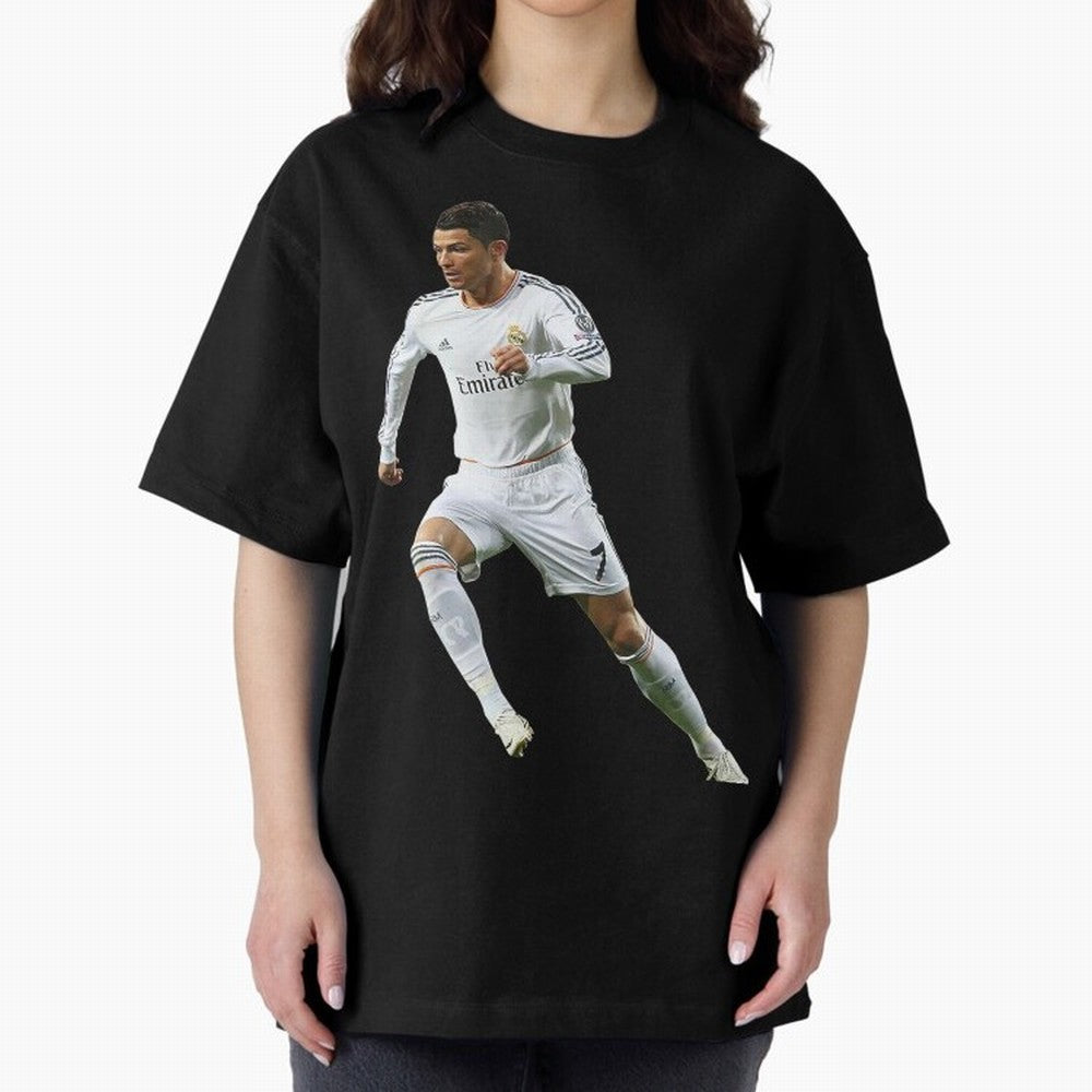 Cristiano Ronaldo Oversized T-Shirt Feel the Roar of FIFA World Cup 2026 Group Stage Connected to Haaland and Mbappe, Brazil, Portugal and Argentina Energy, Supporter Pride, Iconic Celebrations, Legendary Names and Global Match Day Energy; Built