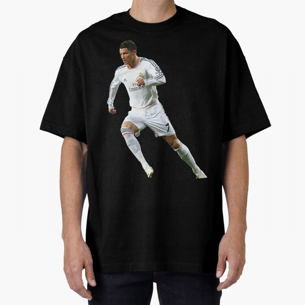 Cristiano Ronaldo Oversized T-Shirt Feel the Roar of FIFA World Cup 2026 Group Stage Connected to Haaland and Mbappe, Brazil, Portugal and Argentina Energy, Supporter Pride, Iconic Celebrations, Legendary Names and Global Match Day Energy; Built
