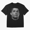 Cristiano Ronaldo Cristiano Ronaldo Halftone style Oversized T-Shirt Keep Football History Alive during the FIFA World Cup 2026 Group Stage Journey through Messi Highlights, France Pride, Vintage Soccer Flavor, Modern Football Stars, National Flags