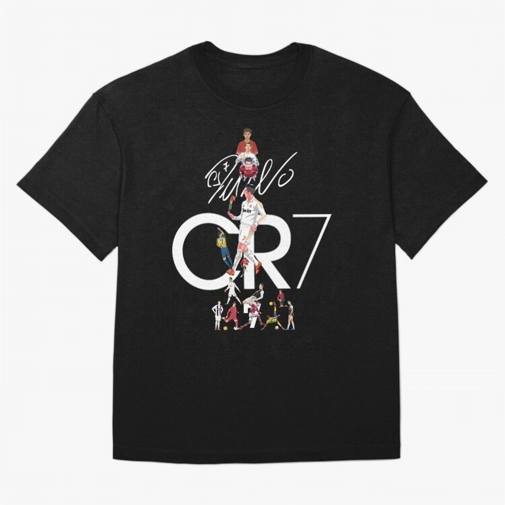 CR7 Oversized T-Shirt Capture Stadium Memories from FIFA World Cup 2026 for Fans of Messi, Neymar and Mbappe and Germany, Bringing Supporter Pride, Iconic Celebrations, Legendary Names and Global Match Day Energy; Perfect for Supporters Who Want