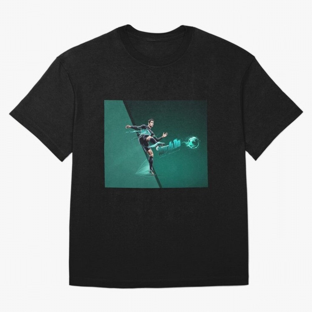 Cristiano Ronaldo #442 Oversized T-Shirt Bring a Vintage Feel to FIFA World Cup 2026 Featuring Messi, Neymar and Mbappe, Netherlands Energy, Football Festival Excitement, Trophy Ambitions, Country Rivalries and Star Player Buzz; Made for Collectors