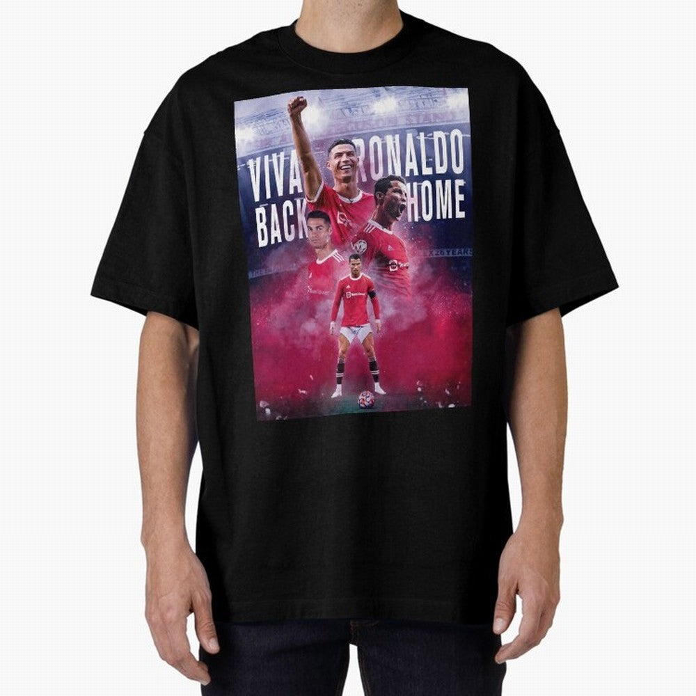 Cristiano Ronaldo Cr7 The Legend Of Manchester United , Ronaldo Gifts, Ronaldo Best Selling , Ronald Oversized T-Shirt Turn Football Passion into FIFA World Cup 2026 USA Canada Mexico Spirit, with Brazil, Portugal and Argentina, Haaland, Stadium